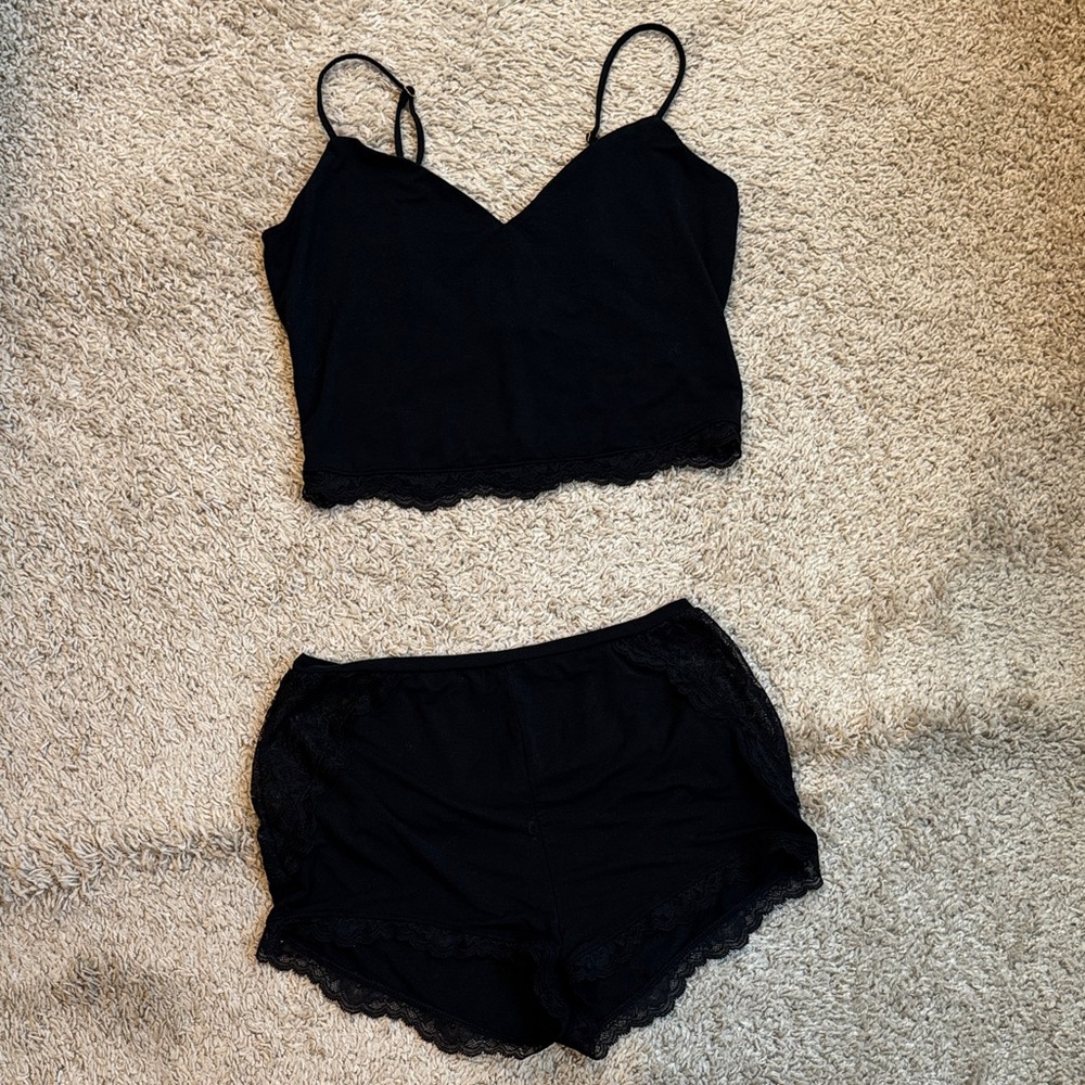 Victoria’s Secret lace camo and short set